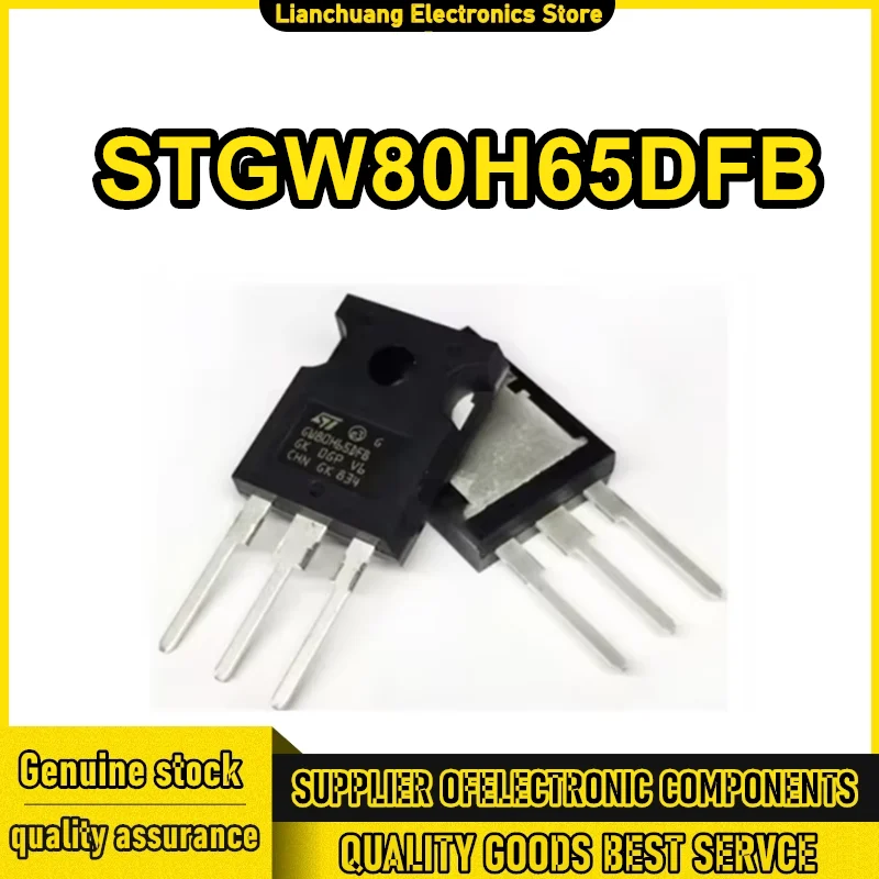 

10 шт. 100% новый набор микросхем STGW80H65DFB GW80H65DFB TO-247