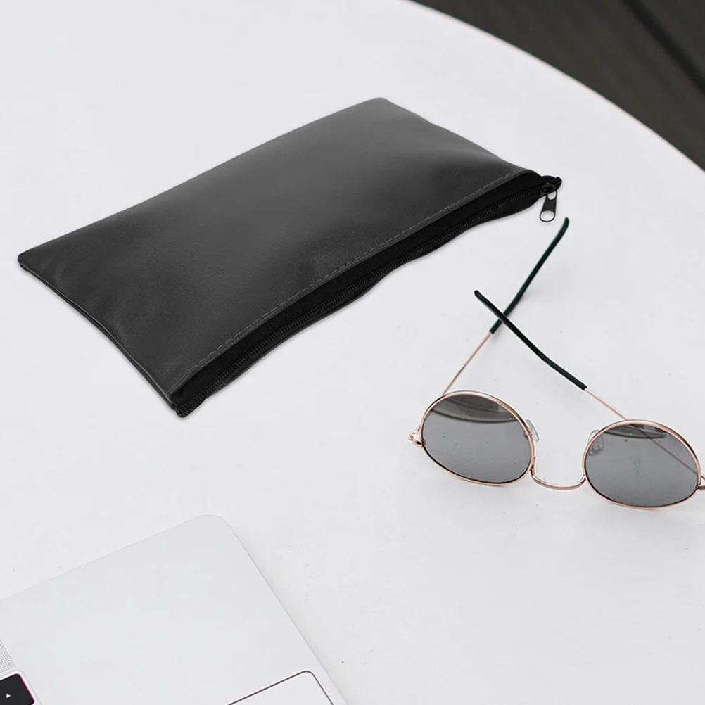 2 Pcs Waterproof Deposit Bag Folder Documents Envelope File Pouches Folders for