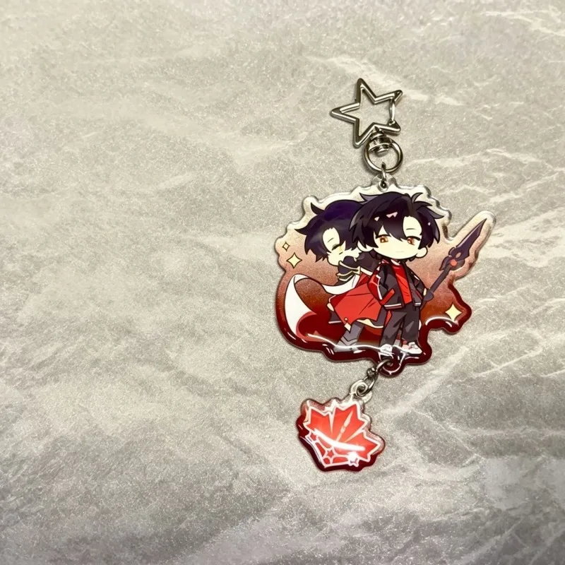 The King's Avatar Acrylic Keychain Ye Xiu Figure Pendant Bag Charm Donghua Ornament Cosplay Collectible Fan Gift Accessory Goods