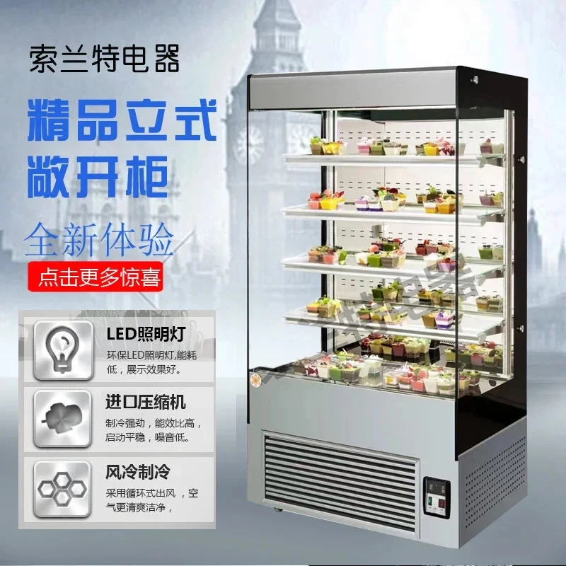 

Wind Screen Counter Sandwich Cabinet Open Cake Counter Refrigerated Display Cabinet Fresh Cabinet