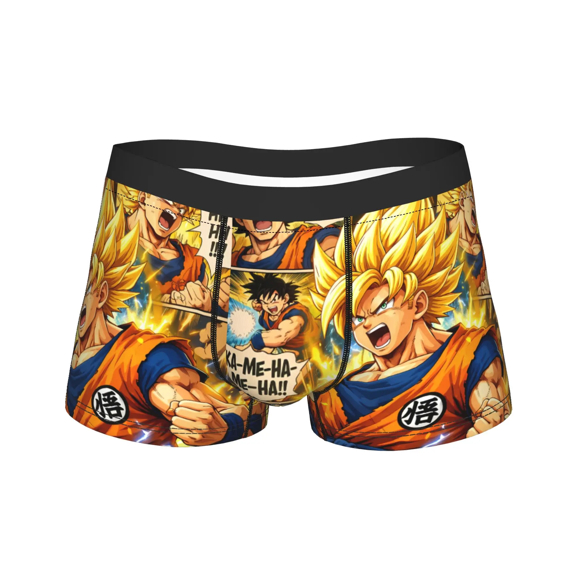 D-Dragon B-Ball 3D Japanese Anime Underwear  Man Panties Print Novelty Boxer Shorts Quality Boxer Brief Large Size