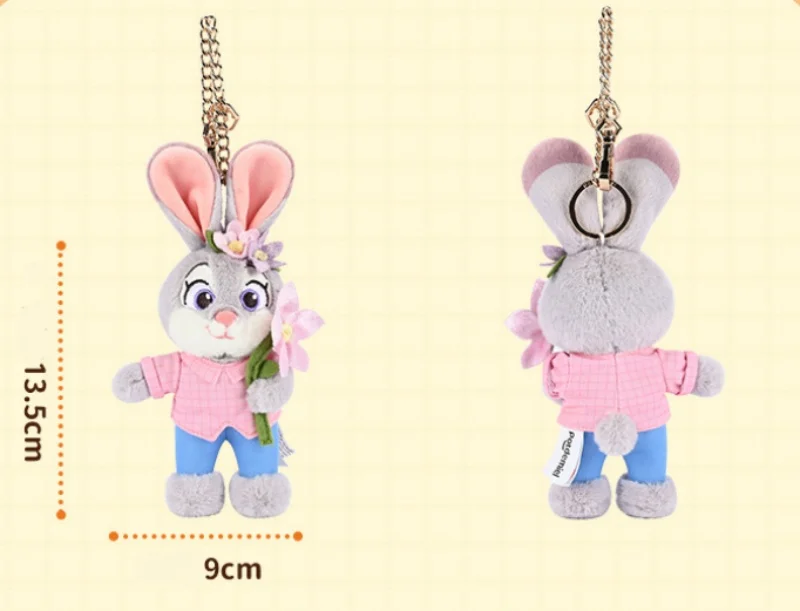 12 cm klassische Anime echte Zootopia Plüsch-Schlüsselanhänger kleine Anhänger Taschenbehänge Weihnachten Geburtstagsgeschenke für Kinder – Detail 7