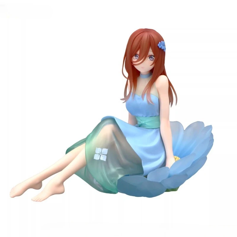 

The Quintessential Quintuplets / 5toubun no hanayome FuRyu Petal dress Nakano Miku 11cm PVC Action Figure Anime Figure Model