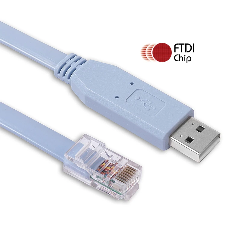 FTDI FT231XS USB RS232 Serial to RJ45 Console Cable for Cisco Huawei H3C HP Routers Switches Windows  Mac Linux Supported