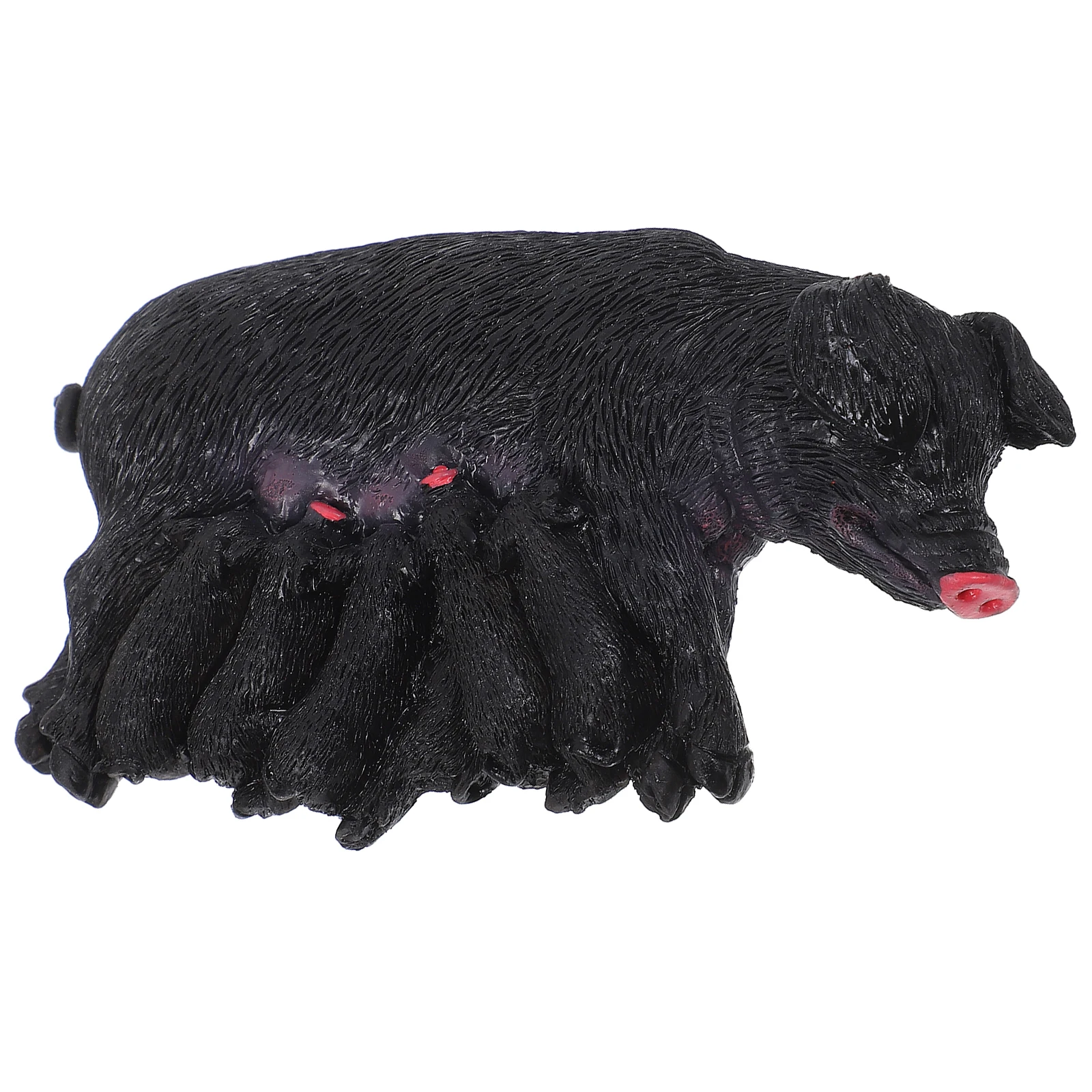 

Micro L Piggy Decoration Mini Resin Animals Realistic Farm Garden Statue Waterproof Faderesistant H painted Figurines