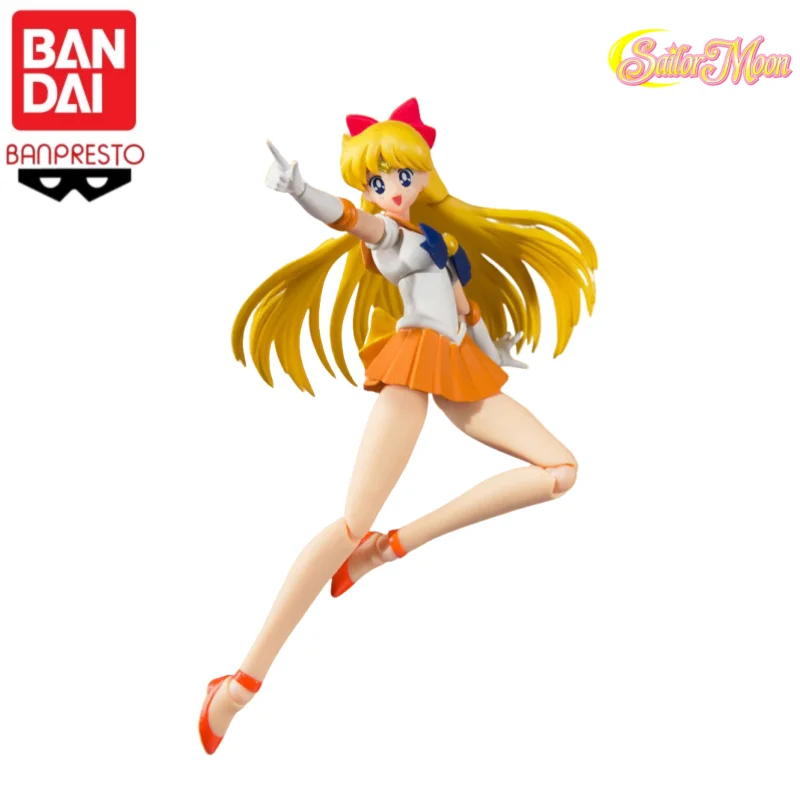 

In Stock Original Bandai S H Figuarts Sailor Moon Aino Minako Venus F Articulated Figure Anime Model Toy Gift