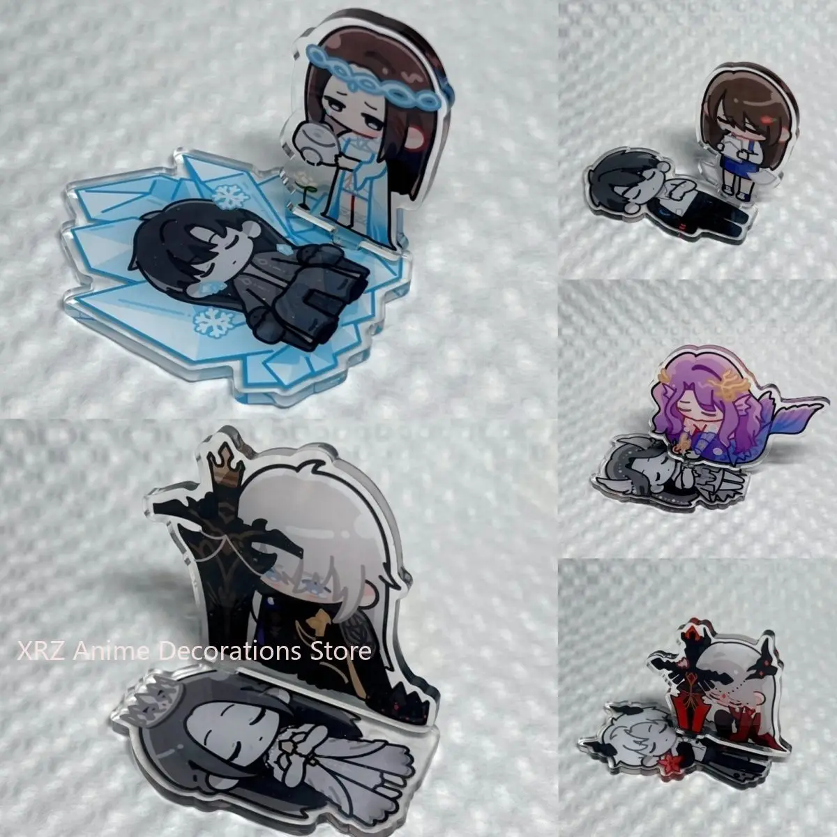 

Anime Love and Deepspace Xavier Zayne Cosplay Acrylic Stand Accessories Collection Figure Desktop Ornaments Christmas Gifts