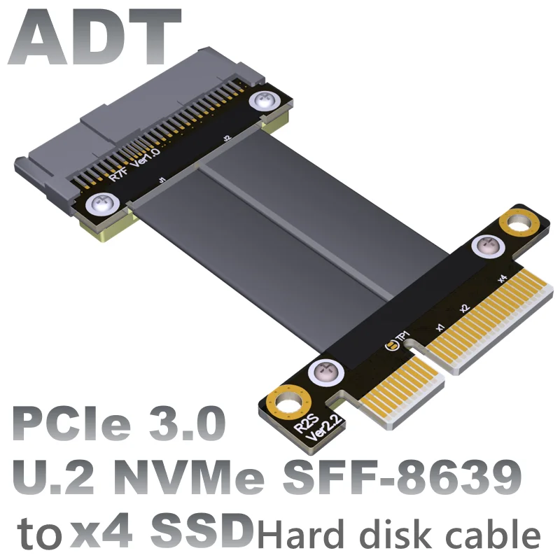 

U.2 интерфейс U2 к PCI-E 3,0x4 SFF-8639 адаптер pcie Удлинительный кабель