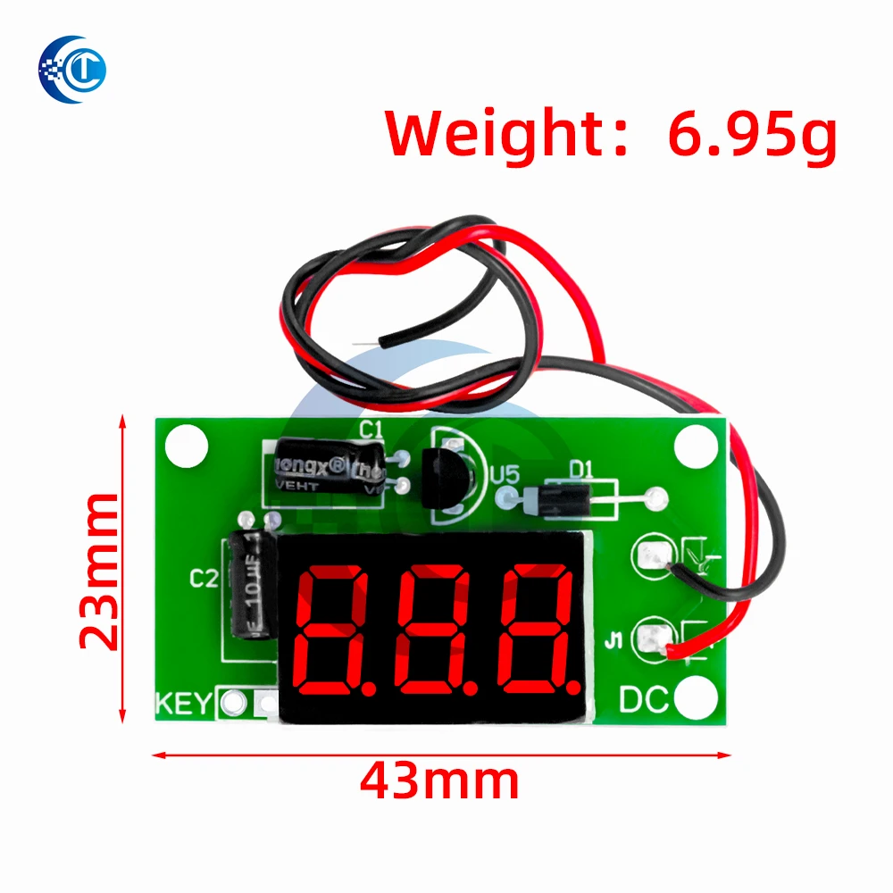 Contador de exibição de 3 dígitos QF-MC03: contagem de ligar com acumulação de memória (personalizável) – Compatível com Arduino