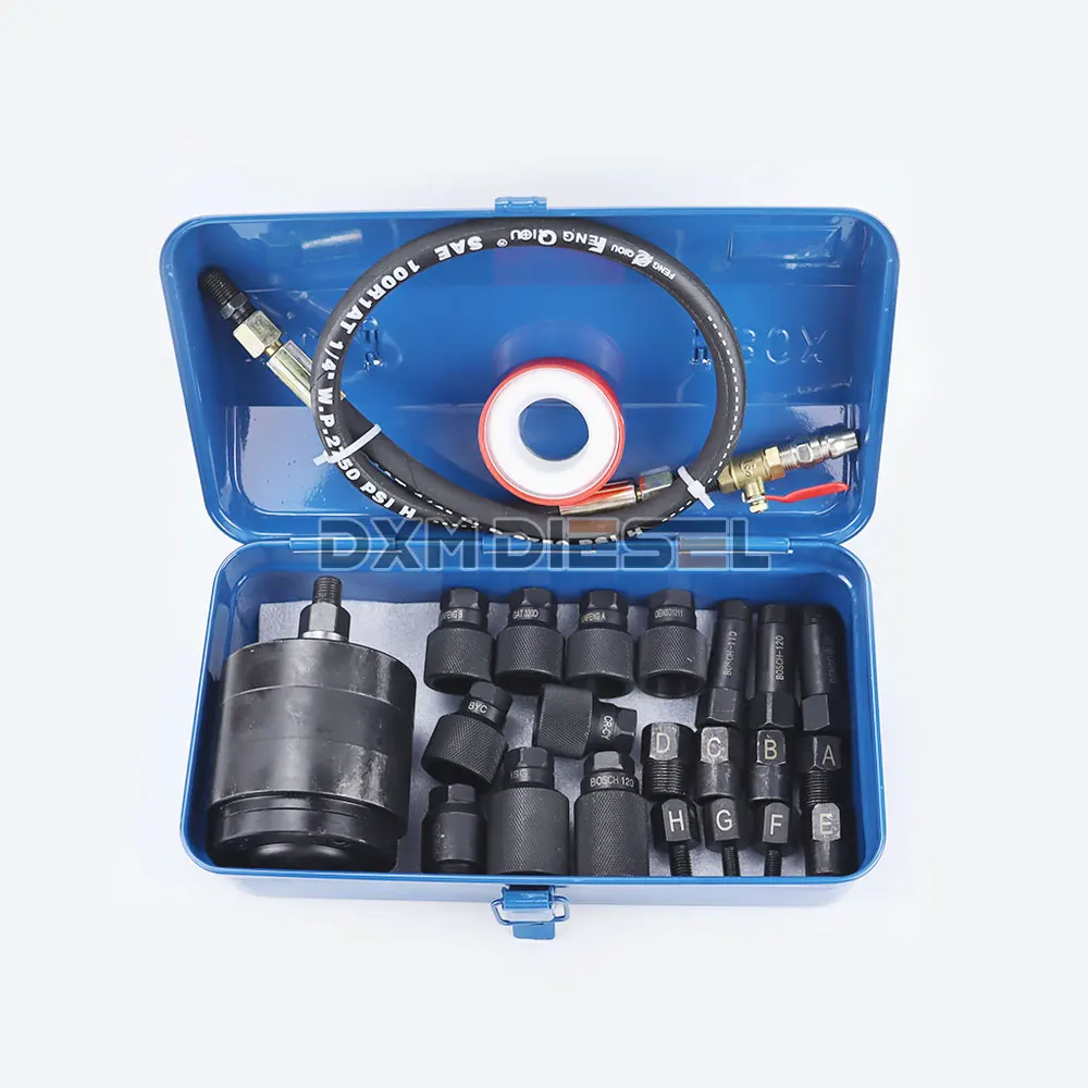 Diesel Common Rail Injector Pneumatic Puller Removal Tool Set for All Brands Pull Out Injector Extractor