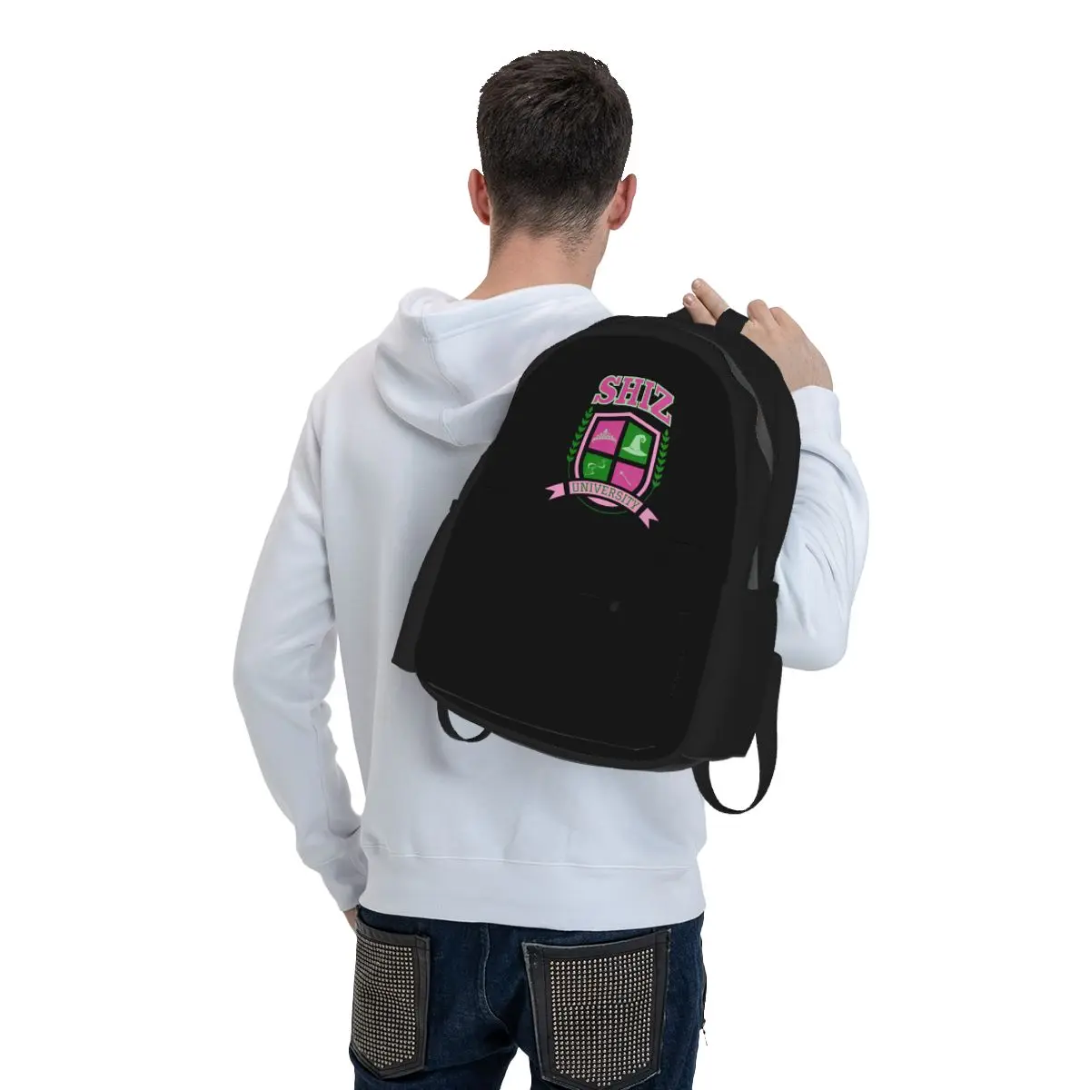Shiz University Backpack Boys Girls BookBag Kids School Bag Laptop Shoulder Bags for Men Women