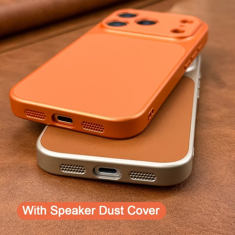 Neue Luxus-Upgrade-Hülle: Sofort verwandelt in eine orangefarbene Retro-Handyhülle der 17er-Serie für iPhone 17 Air, 16, 15, 14, 13, 12, 11 Pro Max – Detail 6