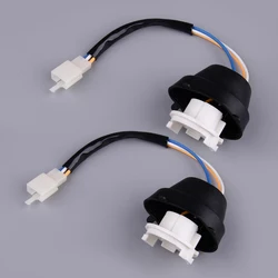2pcs BA20D Motorcycle Headlight Socket Lamp Bulb Connector Base Adapter Fit for REX RS 400 450 500 Motorcycle Accessories