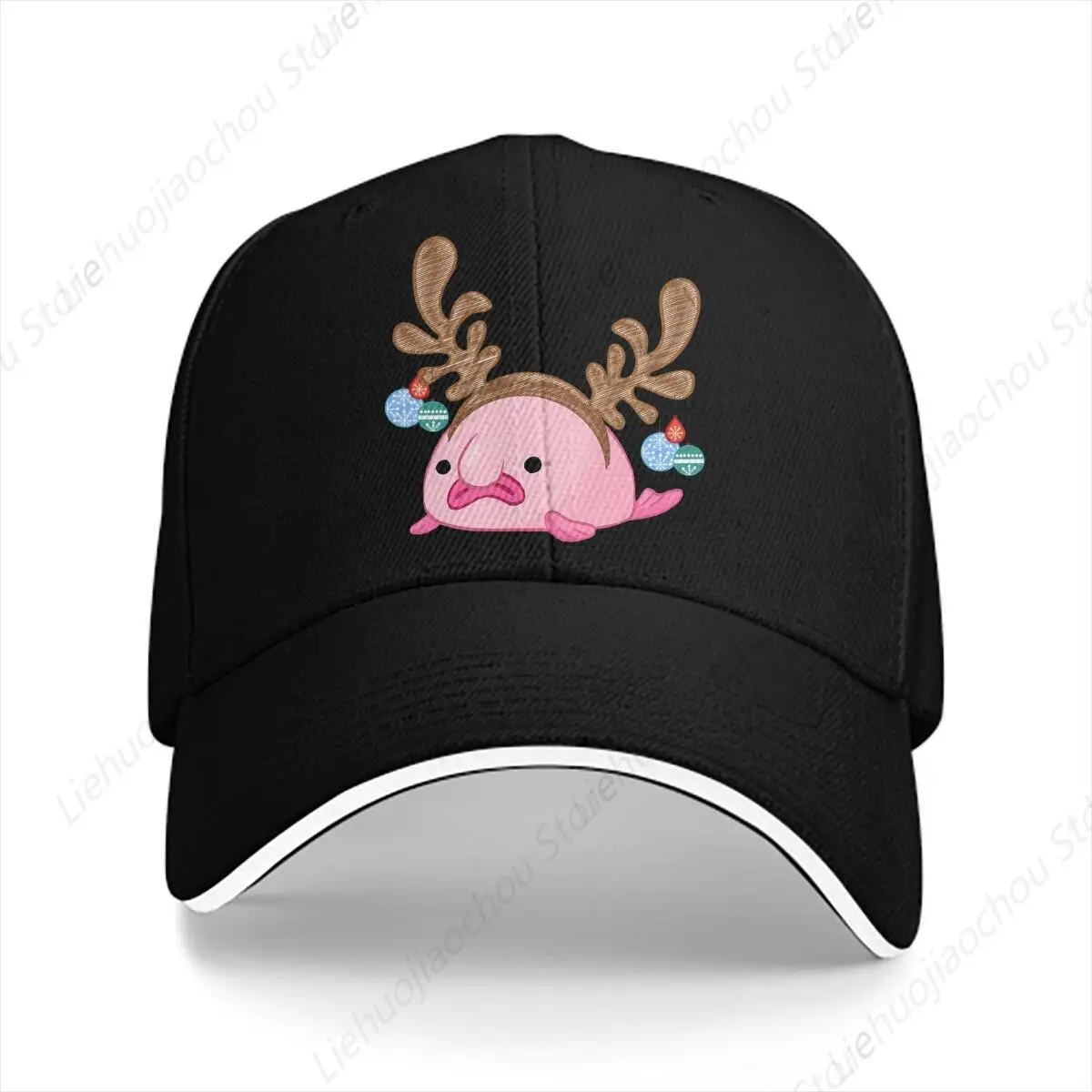 Reindeer Baseball Cap Men Hats Visor Protection Snapback Blobfish Ugly Fish Gifts Caps