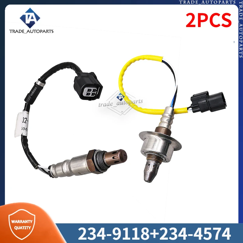 2PCS Lambda Oxygen O2 Sensor 234-9118 234-4574 For 2012 2013 2014 2015 HONDA CIVIC Upstream & Downstream 36531RX0A01 365325A2A01