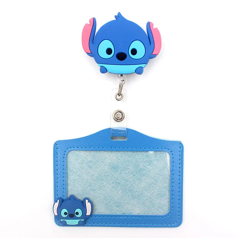 Creative Cartoon Big Stitch Retractable Badge Reel Nurse & Doctor Card Holder Office & Hospital Boy & Girl Name Card