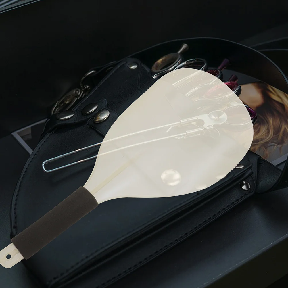 

2Pcs Clear Haircut Facial Mask Protector Plastic Hairspray Shield Hairdressing Barber Facial Cover Salon Use Spray Head Cover