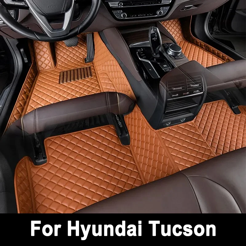 

Car Floor Mats For Hyundai Tucson 2018 2017 2016 2015 Auto Interior Accessories Carpets Styling Custom Waterproof Parts Covers