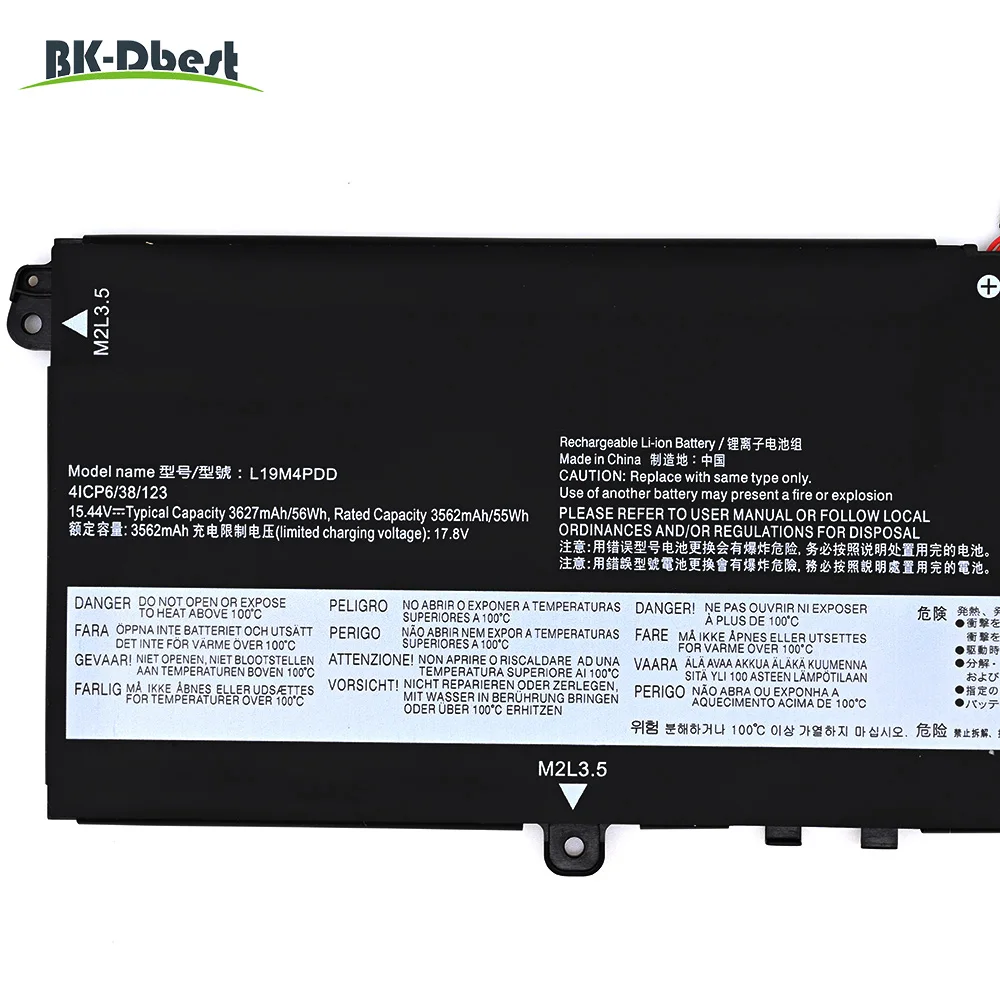 BK-Dbest L19M4PDD 56WH L19M4PDD L19C4PDD For ThinkBook 13S 14S G2 ITL 5B10Z37621 SB10Z37619 5B10Z37617 5B10Z37618