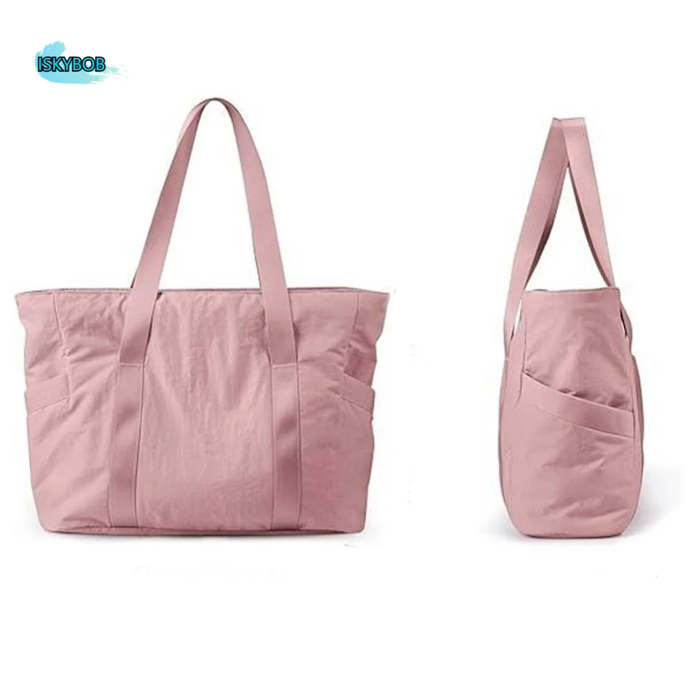 

Нейлоновая сумка для коврика для йоги, однотонная с пряжкой для коврика для йоги, сумка для тренажерного зала и фитнеса, регулируемый держатель коврика для йоги, многокарманная дорожная сумка