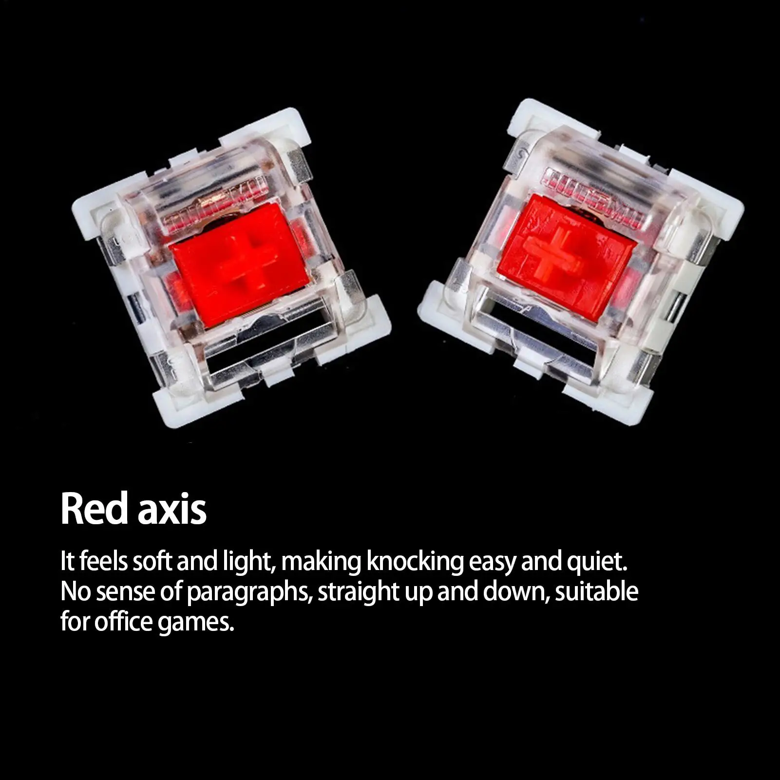 30Pcs Mechanical Keyboard Switches, Axis Shaft Clicker Replacements for Gaming & Typing image 5