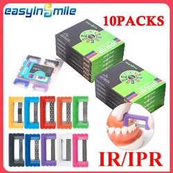 Easyinsmile 10Packs Dental Strips IPR Polishing Strips Serrated Saws Reciprocating Interproximal Enamel Reduction Strips Files