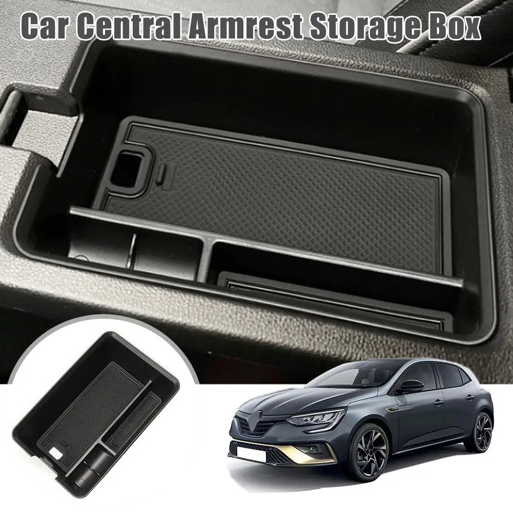 Central Console Armrest Storage Box For Renault Megane E-Tech 2022 2023 Car Tray Accessories Stowing Tidying Car Storage Bo E2R1