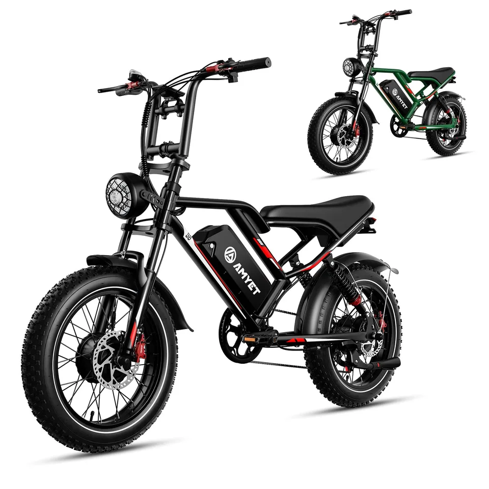 20" Electric Bike 2000W 25AH AWD Dual Motor Dual Suspension Fat Tire Ebike image 3