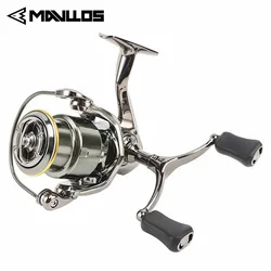 Mavllos BLAST Shallow Spool Spinning Reel Double Handle Ratio 5.2:1 Brake Force 12kg Left Right Hand Saltwater Fishing Reel