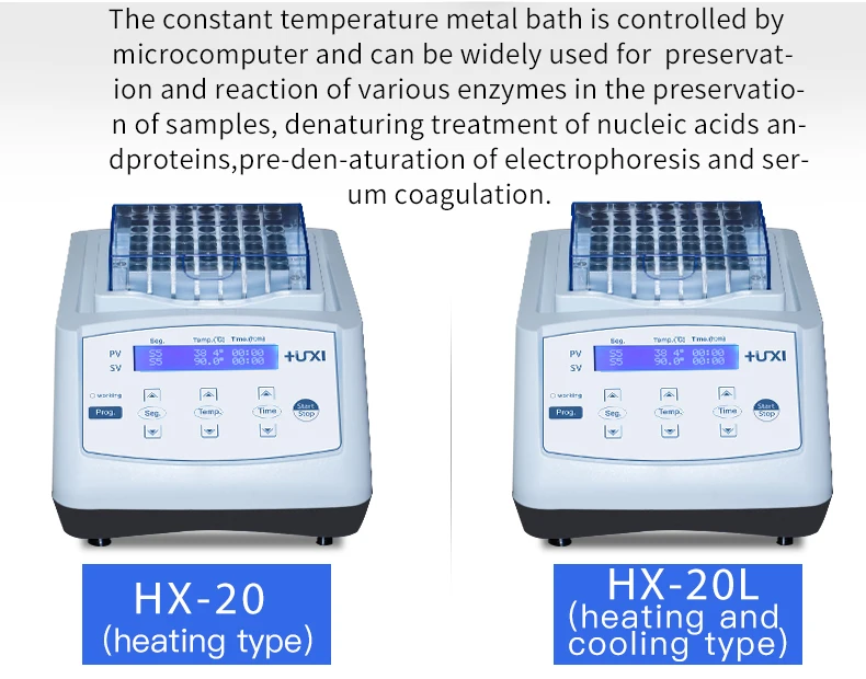 CHKJ-2025NEWHUXI Mini banho seco digital natureza resfriamento 100 ℃   Dispositivos termostáticos de incubadoras termostáticas de mini bloco de laboratório