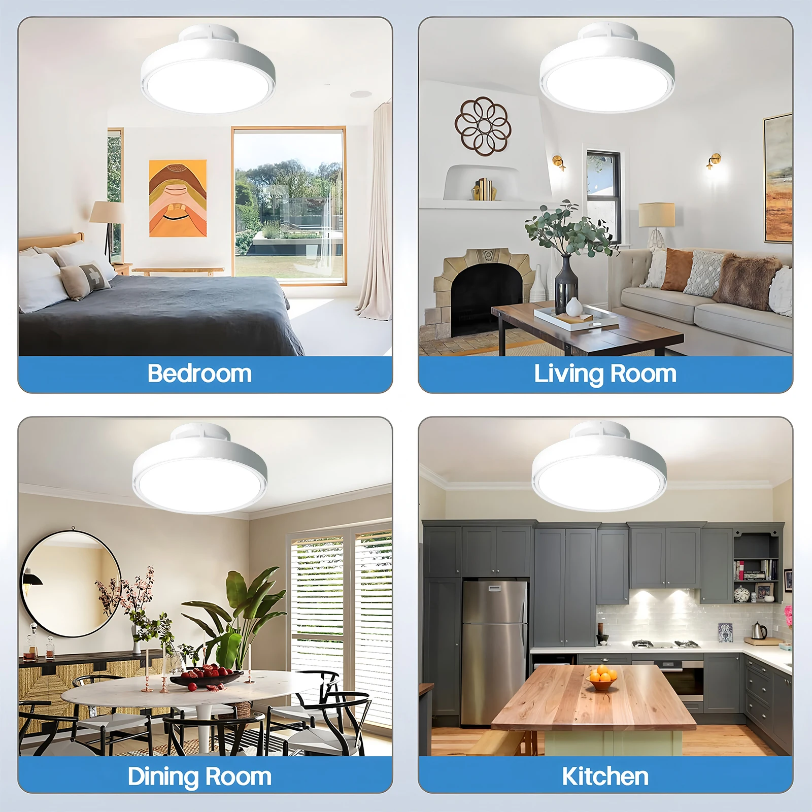 LED مصباح السقف مروحة عكس الضوء ثريا تركب بالسقف غير مرئية مروحة السقف الخالية من الشفرة مع ضوء التحكم عن بعد غرفة نوم مراوح كهربائية