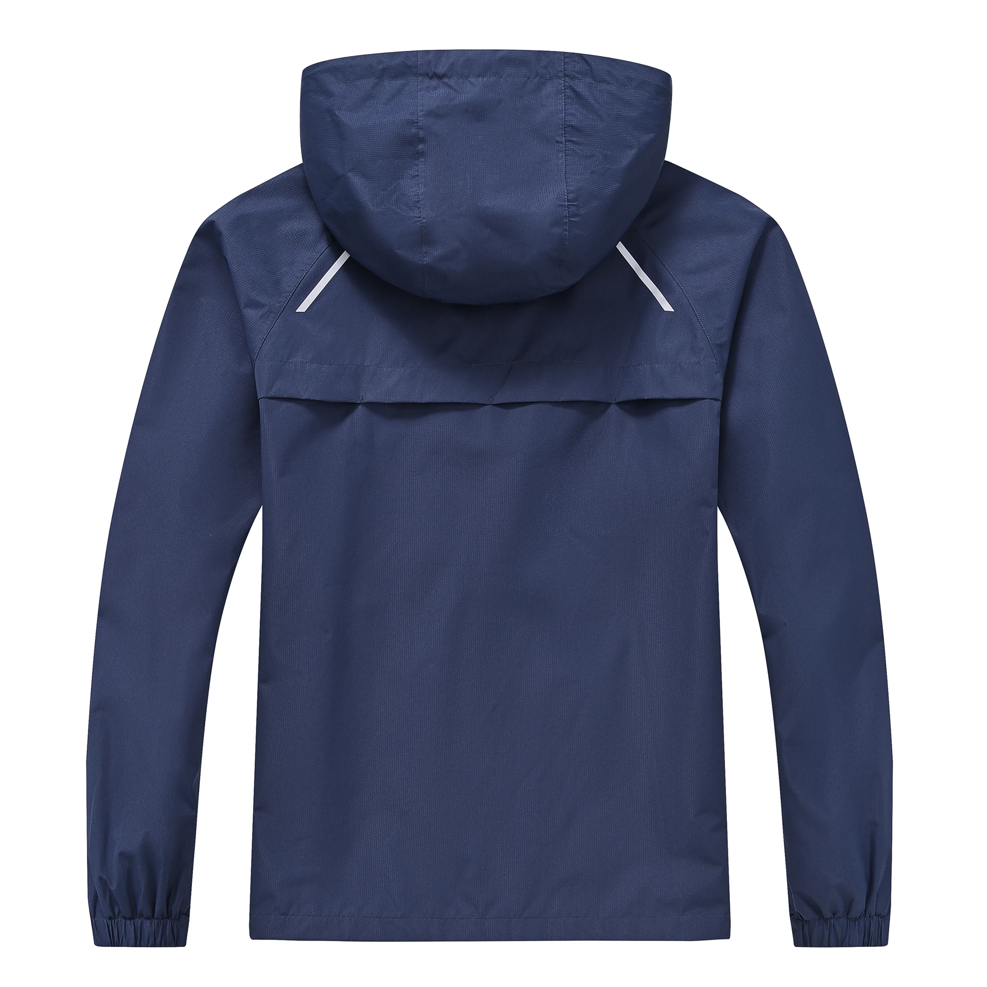 Sommerliche, wasserdichte Regenjacke für Herren, leichte, dünne Regenjacke mit Innentasche, ideal zum Campen, Wandern, Radfahren und Angeln. – Detail 22