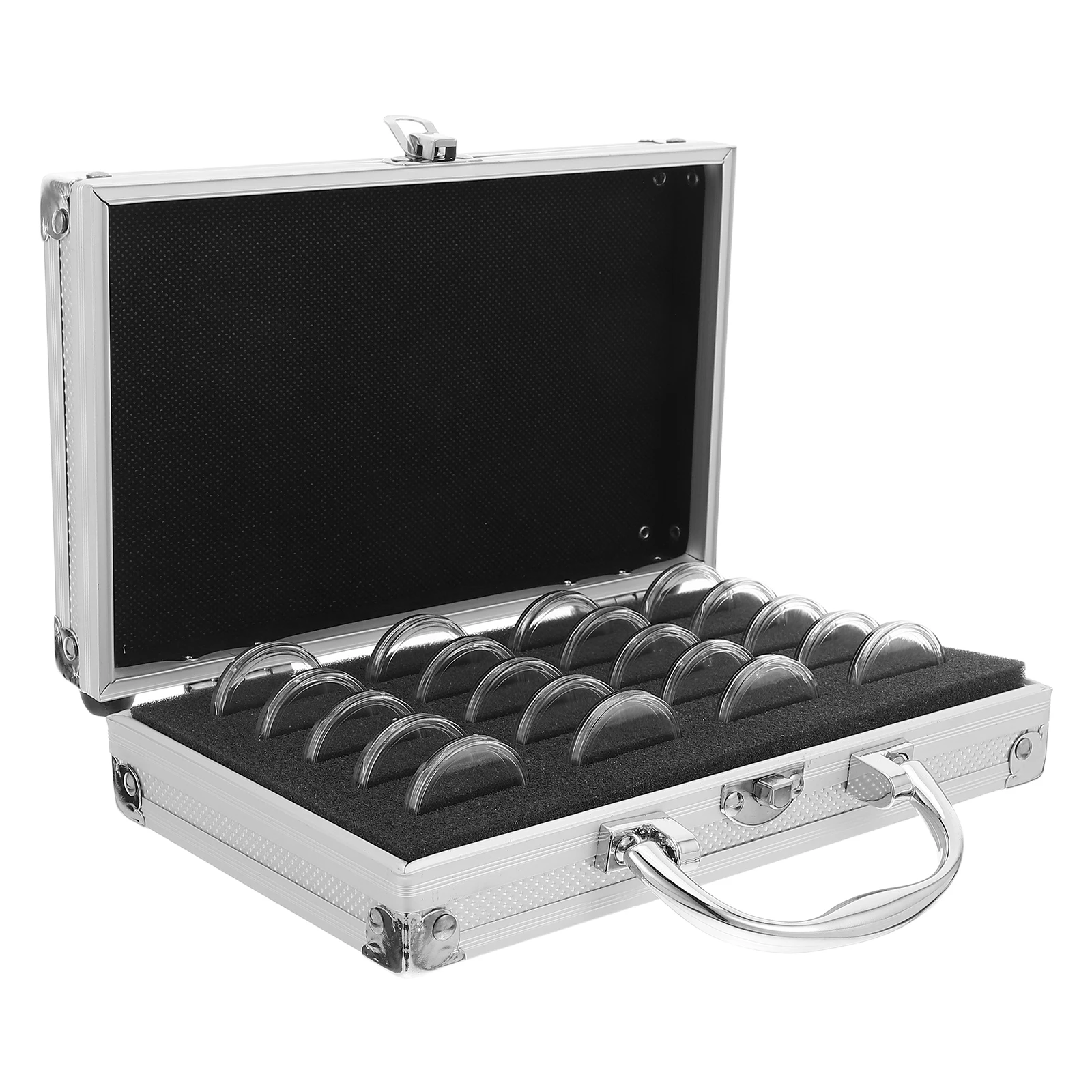 

Coin Collection Box Case for Display Stand Protector Abs Collecting Collector Holder Storage