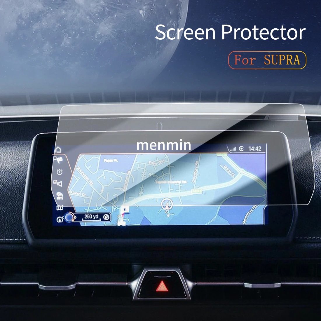 

Car Stickers Dash Carplay Mirror Screen Protector Display Tempered Glass Protective Vehicle For 24 Toyota SUPRA