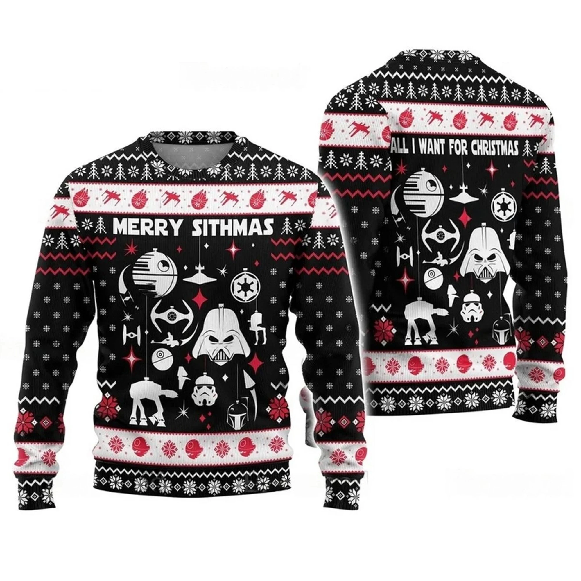 New World War New Year Hot Selling Christmas Ugly Sweater Fashion Street Christmas Gift Pullover For Men\'s and Women\'s Clothing