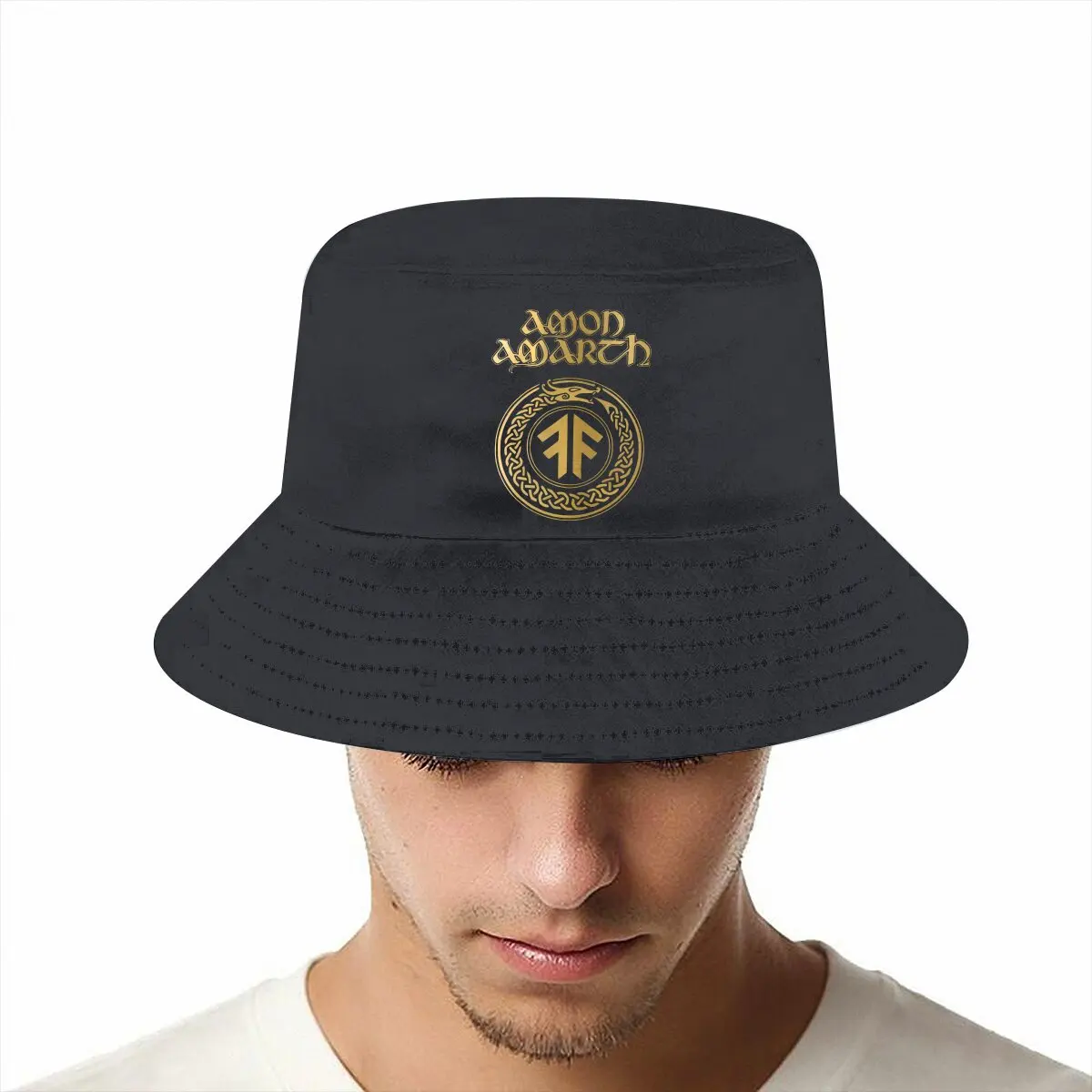 Amon Amarth Bucket Hat TV Play Viking Summer Unisex Women Outdoor Sunscreen Hat Fishing Hunting Cap Men Basin Beach Cap