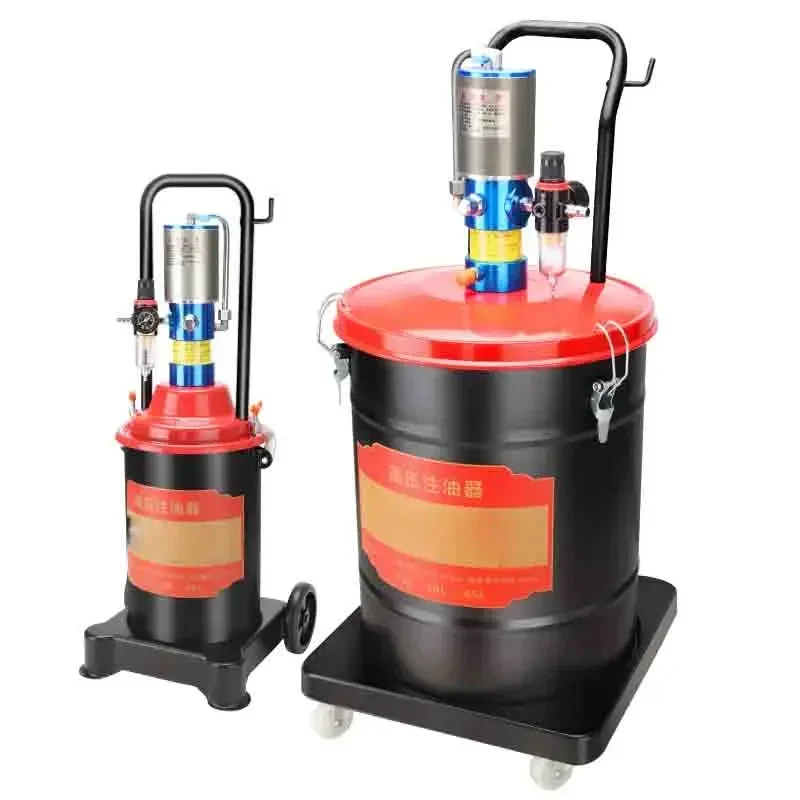 Upgrade Grease Machine Pneumatic High-pressure Oil Injector Grease Lubricating Oil Pump Automatic Oil Filling Barrel Grease Ext