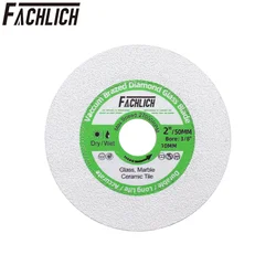 FACHLICH Diamond Saw Blade Cutting Disc 1pc 50mm  Glass Jade Marble Ceramic Tile Hand Tool Mini Angle Grinder Cut Plate Grinding