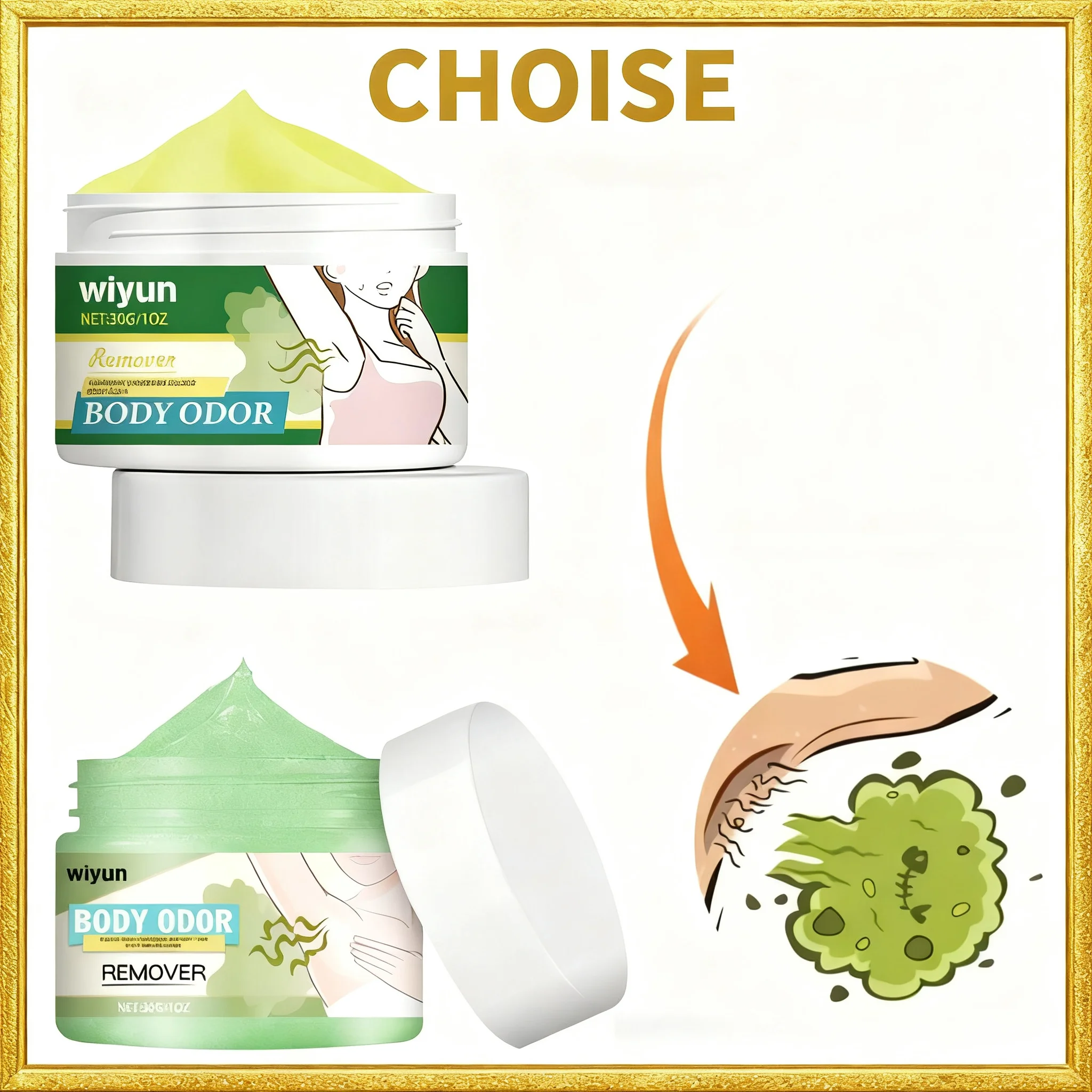 

Armpit Odor Removal Cream Underarm Bad Smell Sweating Removal For Man Woman Body Refreshing Lasting Aroma Skin Care Deodorant