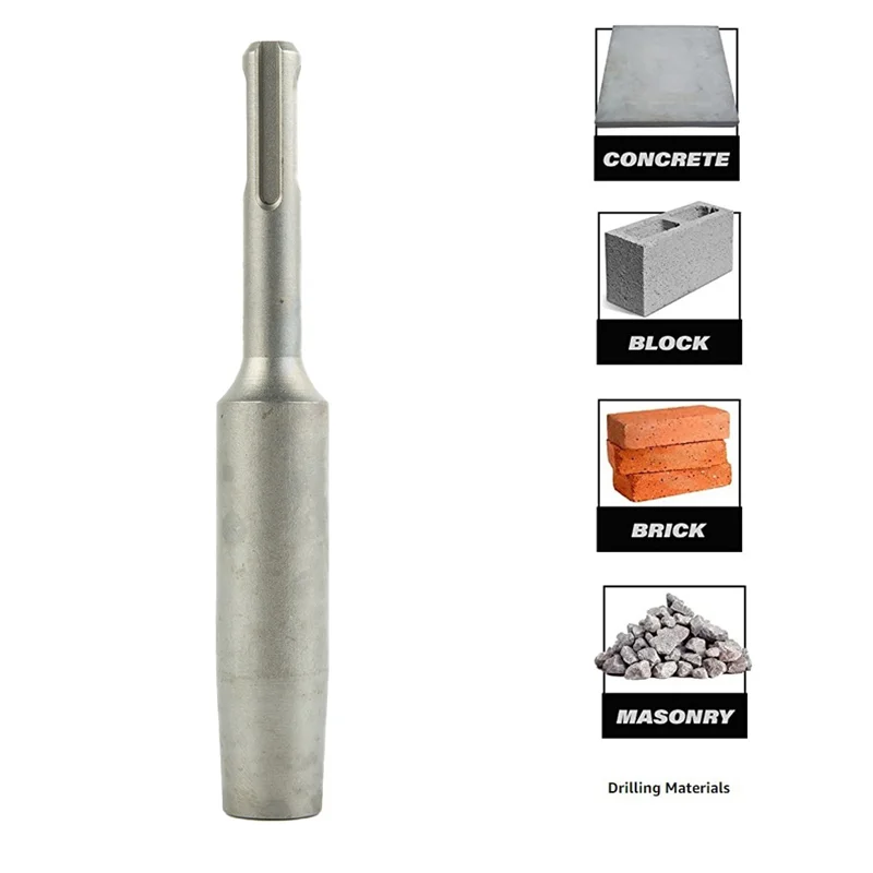 F-T 1Pc SDS Plus Ground Rod Driver 15Mm Earth Stake Hammer Drill Grounding Rod Metal Ground Rod Driver Power Tool Easy Install