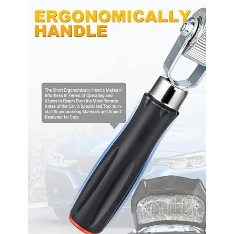 Car Seam Roller 3 Heat Abatement Mat Noise Roller Sound Insulation Tool For Auto 6/20/40Mm