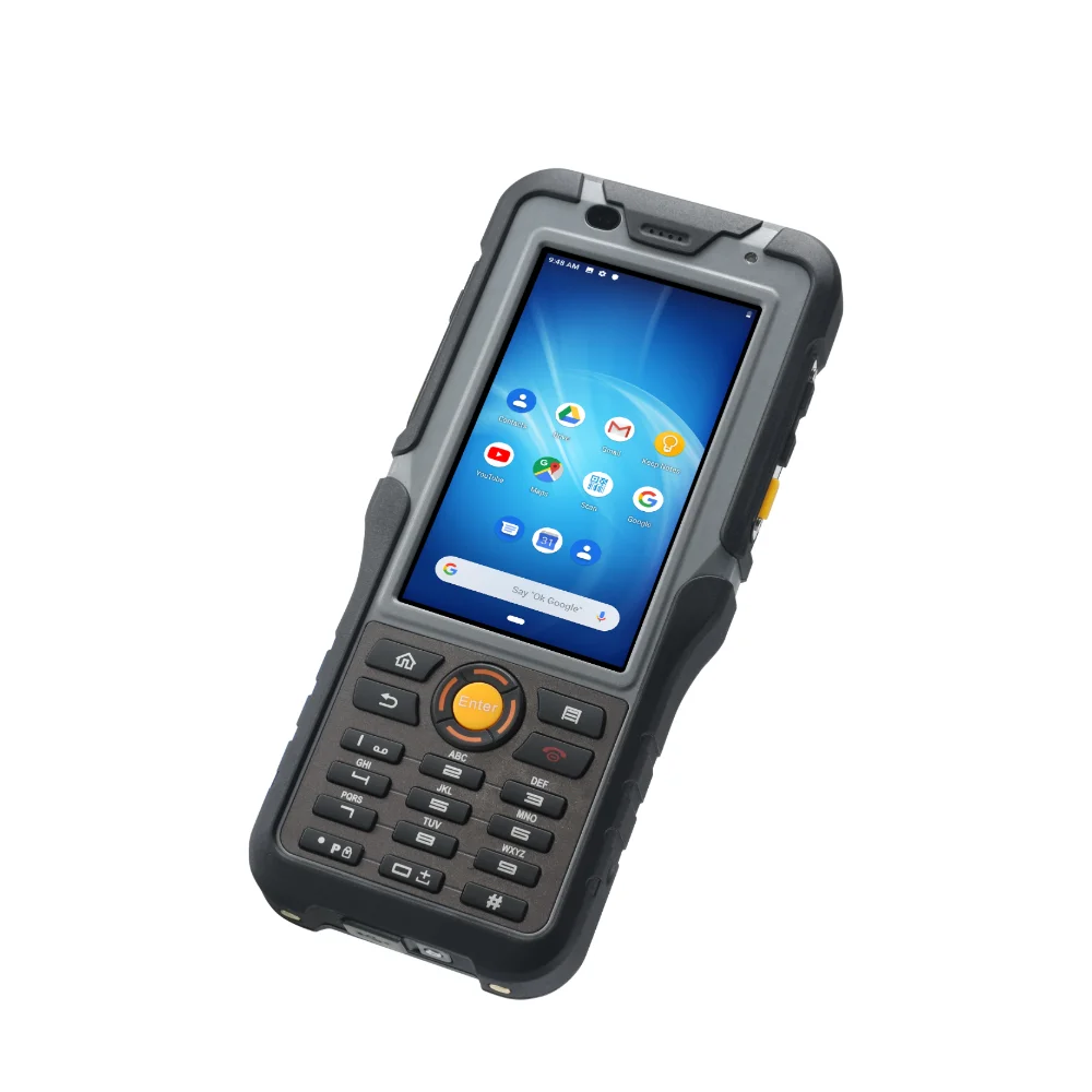 For R50 Industrial 5 Inch Octa-core Waterproof IP67 QR Code Reader T9 Keyboard Cheap WiFi 4G Handheld Android PDA Rugged
