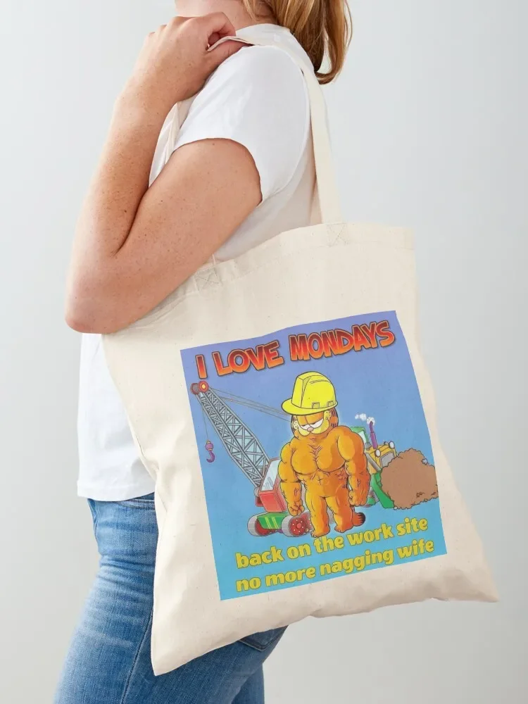 I Love Mondays Tote Bag hand bags Candy bags Tote Bag