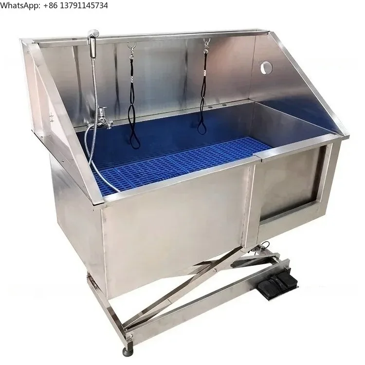 

Wholesale Price Stainless Steel Electric Lifting Dog Bath Tub for Pet Grooming Salon Sustainable Dog Grooming Tubs