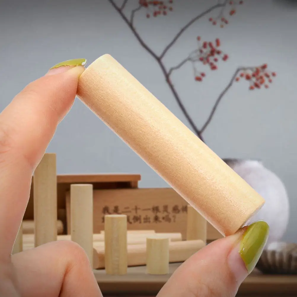 

1Set Brain Teaser Puzzle Wooden Stick Luban Box Educational Challenge Iq Training Game for Kids Adults