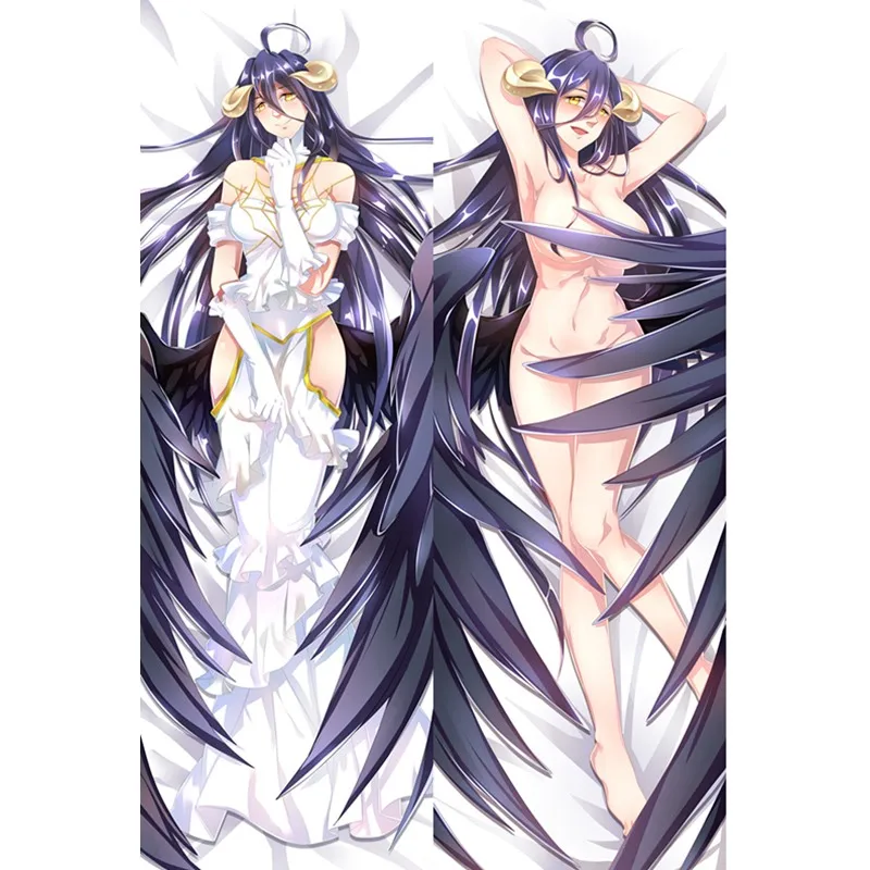 مثير أنيمي أفرلورد ألبيدو الشيطانة Shalltear Dakimakura حالة كوساكا كيرينو الجسم المعانقة وسادة تغطي أوتاكو هدايا غامضة