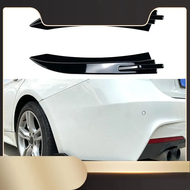 BB Car Rear Bumper Lip Diffuser Side Splitters Body Kit For BMW 3 4 Series F30 F31 Sedan/Touring M Sport 2013-2019