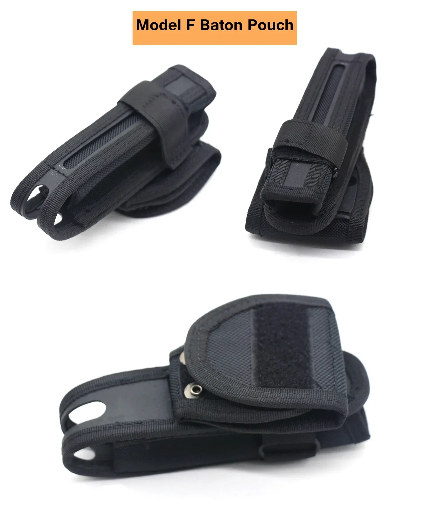 Supporto per bastone tattico Fondina per manganello espandibile per custodia per bastone da cintura adatta a 16-21 pollici Rotazione di 360 gradi con diametro 3 cm