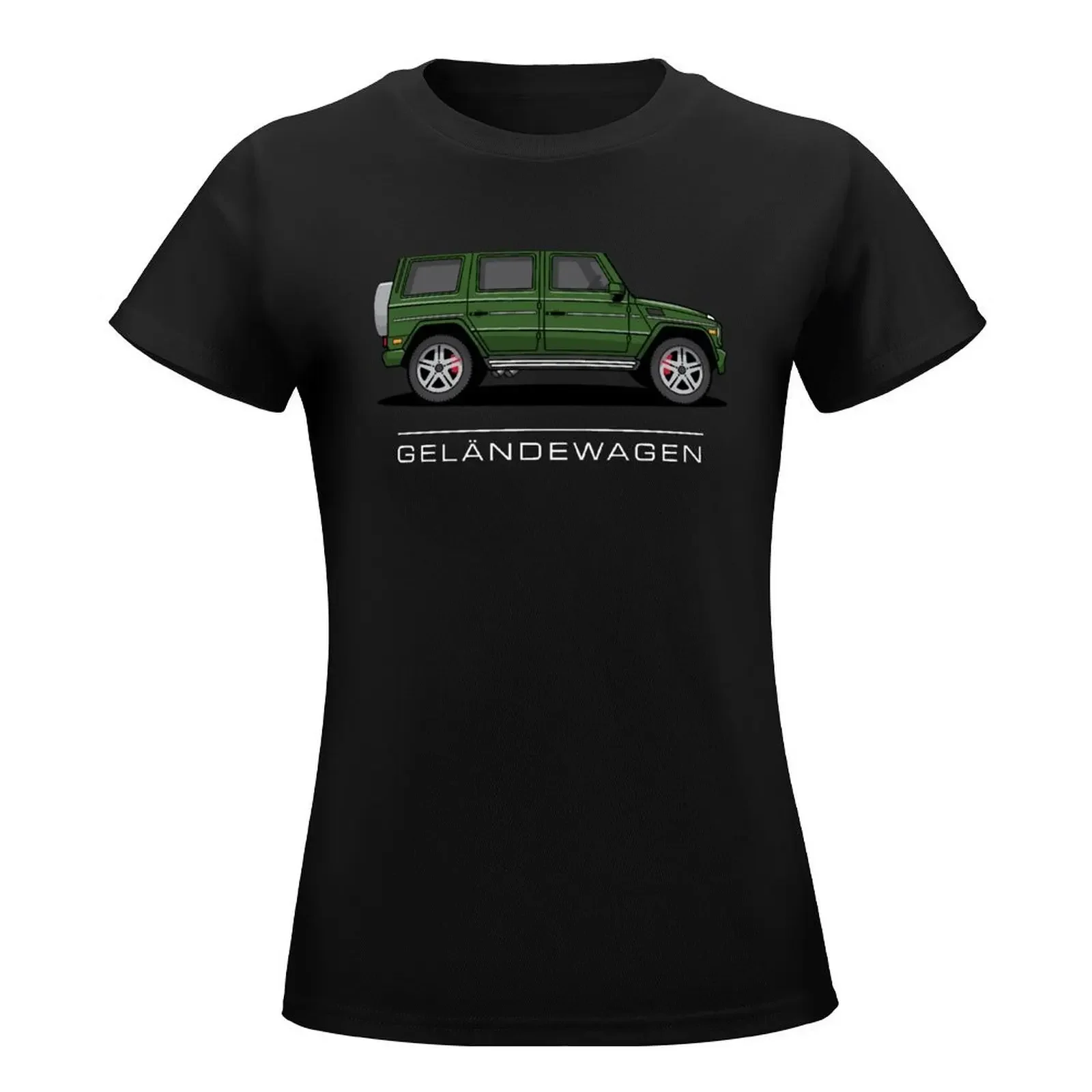 Merc 4x4 SUV Luxury Car G Wagon T-Shirt Blouse hippie clothes plain t shirts for Women