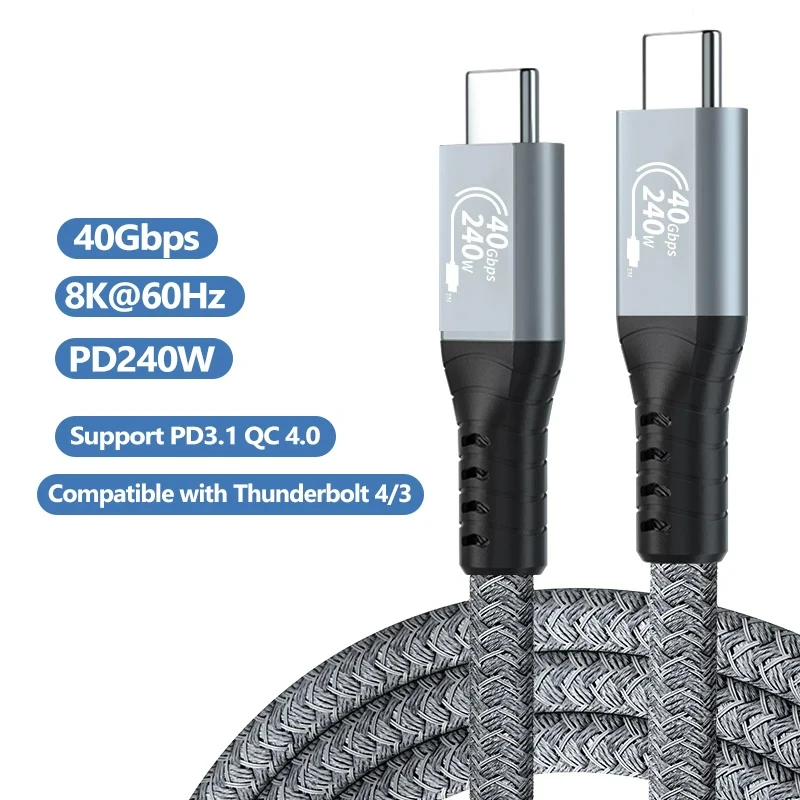 USB4 Cable 40Gbps D…
